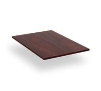 blumfeldt Bearsdon Tablero de Mesa - Madera Contrachapada, 120×80 cm, Resistente a Arañazos y Calor, Ideal para Comedor - Acabado Moderno en Teca, Interiores Industriales y Minimalistas