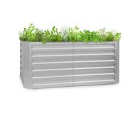 Blumfeldt Blum High Grow Straight Jardinera elevada 120 x 60 x 60 cm 432 litros acero