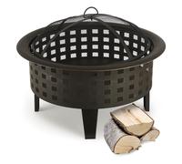 Blumfeldt Brasero Boston de 70 cm Ø en acero tintado