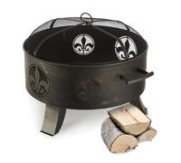 Blumfeldt Brasero Versailles de 60 cm Ø en acero negro