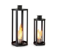 Farol de etanol Fiamme Cilindro 2 juegos de quemadores de acero inoxidable 0,3 litros 4h de tiempo de combustión