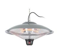 Blumfeldt Heizsporn Estufa exterior de techo 60,5 cm (Ø) Lámpara led Mando a distancia
