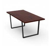 Blumfeldt Juego de mesa de comedor Bearsdon | tablero y patas de metal | estilo industrial | estable | moderno