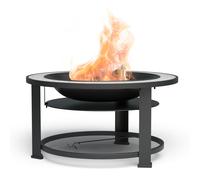 Merano Circolo 3-en-1 cuenco de fuego con función de parrilla se puede utilizar como una mesa 87 cm de diámetro