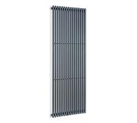 blumfeldt Radiador Electrico Bajo Consumo, Estufa Vertical Montaje Pared para Casa, Radiadores Silenciosos con Termostato, Estufa de Agua Caliente Alto y Vertical de 14,2 W, Calefactor para Baño