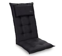 Sylt Cojín acolchado Cojín de exterior para sillas con respaldo alto Almohada Poliéster 50x120x9cm