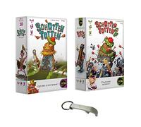 Blumie Shop - Juego de 2 mini juegos Schottent Totten 1 +2 + 1 abrebotellas (escotten Totten 1 + Schotten Totten 2)
