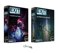 Blumie Shop - Lote de salida, para principiantes, Academia de magia + Exit Confirmado La Cabaña abandonada en francés + 1 Decap