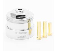 BLUMKRAFT - Adaptador de metal para radiadores M28 x1.0 - M30x1.5 compatible con Vama y Kosmia. Válvula termostática M28-M30 M28F-M30M