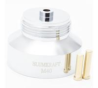 BLUMKRAFT - Adaptador de metal para radiadores OVENTROP y PRUSS M40 x1.5 (prototipo) a M30 x 1.5 para termostato/cabeza termostática M30x1.5 macho