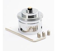 BLUMKRAFT Adaptador de metal radiador Giacomini 22,6 mm a cabeza termostática M30 x 1,5 macho: adapta tu válvula de radiador para adaptarse a los termostatos modernos y inteligentes en M30.