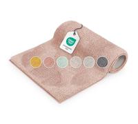 Blumtal Alfombra Baño Secado Rapido Chenille Pelo Largo - 50x80 cm Alfombrilla Baño Antideslizante - Certificado Oeko-Tex - Alfombrilla Ducha Lavable Bathroom Mat Bath Mat - Tapete WC Rosado
