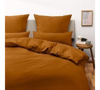 Blumtal Basic - Funda nórdica de 250 x 200 cm y fundas de almohada de 50 x 80 cm, funda de edredón de microfibra con 2 fundas almohada para cama de matrimonio, marrón (Pumpkin Spice)