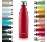 Blumtal Botella isotérmica Charles - Botella de 750 ml - Botella de acero inoxidable sin BPA fría y caliente - Contenedor térmico de metal- Botella de agua - Botella isotérmica de 750 ml - Rojo