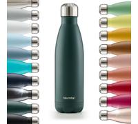 Blumtal® Botella Térmica Charles - Acero Inoxidable 350 ml Sin BPA - Aislada - Verde Oscuro