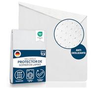 Blumtal® cubre somier 100x200 cm - funda somier certificada OEKO-TEX - cubre somieres 100x200 cm con capa antideslizante - cubresomier 100x200 cm lavable 60°C - cubre somier 100x200 cm protege colchón