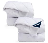 Blumtal Edredón de invierno 155 x 220 cm, juego de 2 unidades, certificado Öko-Tex, manta extragruesa, lavable a 95 °C