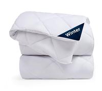 Blumtal Edredón de Invierno 200x200 cm - Oeko-Tex - Extra Grueso - 100% Poliéster, Microfibra - Blanco - Sólido