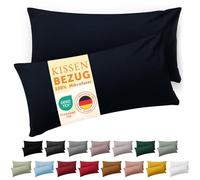 Blumtal Funda de Almohada 40 x 60, 2 Unidades - Fundas de Almohada con certificación Oeko-Tex 100% Microfibra Extra Suave y aptas para la Lavadora - Funda de Almohada 40 x 60 Azul Oscuro