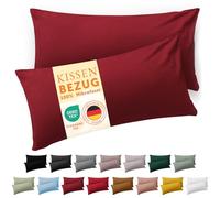 Blumtal Funda de Almohada 40 x 60, 2 Unidades - Fundas de Almohada con certificación Oeko-Tex 100% Microfibra Extra Suave y aptas para Lavadora - Funda de Almohada 40 x 60 Rojo Aurora