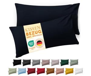 Blumtal Funda de Almohada 40 x 70, 2 Unidades - Fundas de Almohada con certificación Oeko-Tex 100% Microfibra Extra Suave y aptas para la Lavadora - Funda de Almohada 40 x 70 Azul Oscuro