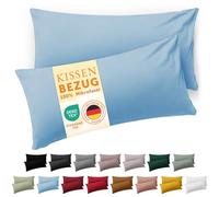 Blumtal Funda de Almohada 50 x 70, 2 Unidades - Fundas de Almohada con certificación Oeko-Tex 100% Microfibra Extra Suave y aptas para la Lavadora - Funda de Almohada 50 x 70 Azul