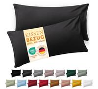 Blumtal Funda de Almohada 50 x 75, 2 Unidades - Fundas de Almohada con certificación Oeko-Tex 100% Microfibra Extra Suave y aptas para la Lavadora - Funda de Almohada 50 x 75 Antracita