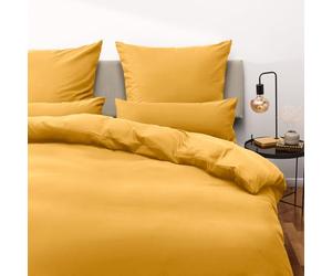 Blumtal - Funda nórdica Doble de 240 x 220 cm y 2 Fundas de Almohada de 50 x 80 cm, Juego de Cama de Microfibra extrasuave, Certificado Oeko-Tex, Juego de 3 Piezas para Cama de Matrimonio, Amarillo
