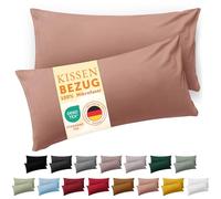 Blumtal Fundas de Almohada 40x60 cm (Juego de 2) - Fundas de cojín de Microfibra para sofá con Cremallera, Extra Suaves y Lavables, Certificado Oeko-Tex - Rosa