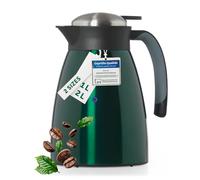 Blumtal Jarra termica 1 litro - Jarra Termo sin BPA con Sistema de Cierre Quick Tip - Jarra Cafe y té a Prueba de Fugas para un Aislamiento Duradero - Termo Cafe Grande 1 litro - Verde