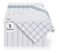 Blumtal Juego de 5 paños de cocina de algodón de 50 x 70 cm, paños de cocina con certificado Öko-Tex, lavables hasta 95 °C, color verde