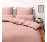 Blumtal Juego de Funda Nordica Cama 180 - Microfibra Juego de Funda Edredon 240x260 y 2 Fundas de Almohada 65x65, Certificado Oeko-Tex, Muy Suave y Transpirable - Rosa