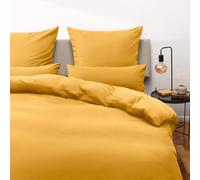 Blumtal Juego de Funda Nordica Cama 180 - Microfibra Juego de Funda Edredon 240x260 y 2 Fundas de Almohada 65x65, Certificado Oeko-Tex, Muy Suave y Transpirable - Amarillo