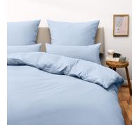 Blumtal Juego de Funda Nordica Cama de 105 - Microfibra Juego de Funda Edredon 190x200 y 2 Fundas de Almohada 70x40, Certificado Oeko-Tex, Muy Suave y Transpirable - Azul Claro