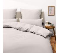 Blumtal Juego de Funda Nórdica de Microfibra Muy Suave y Transpirable - Cama 105: 200x200cm 2X 40x80cm, Gris Claro