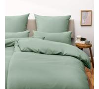 Blumtal Juego de Funda Nórdica de Microfibra Muy Suave y Transpirable - Set de 2 Piezas Funda Edredón Nórdico + 1 Funda de Almohada para Cama de 80, Verde de Verano