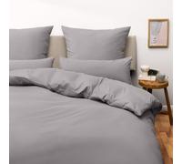 Blumtal Juego de Funda Nórdica de Microfibra Muy Suave y Transpirable - Set de 3 Piezas Funda Edredón Nórdico + 2 Fundas de Almohada para Cama de 120, Gris