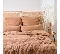 Blumtal Juego Nórdico Muselina 200x200 cm - Algodón Certificado Oeko-Tex - Funda Nórdica 200x200 con 2 Fundas de Almohada 40x80 - Cobre