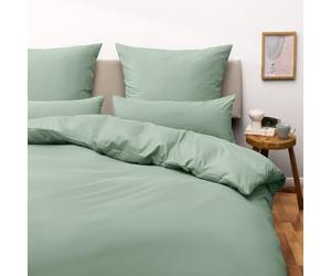 Blumtal Juegos de sábanas y Fundas de Almohada de Microfibra 90 Manta 240x220 y 2 x cojín 80x80 Verde Estival