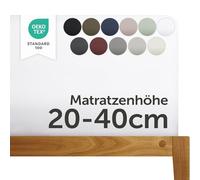 Blumtal® Luxury sabana bajera cama 180x200 cm - 200x220 cm para camas boxspring / camas de agua - sabanas bajeras 180x200 / 200x200 / 200x220 certificadas OEKO-TEX - sabana bajera 200x200 - blanco