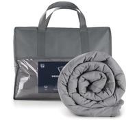 Blumtal Manta lastrada 135x200 cm - Manta de relajación con Material Exterior 100% algodón - Manta lastrada 7kg - Manta terapéutica 135x200 con Relleno de Perlas de Vidrio para Dormir antiestrés