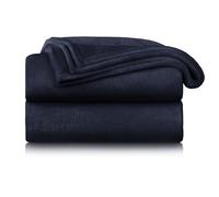 Blumtal Mantas para Sofá de Franela Suave y Acolchada - Manta Polar 100% Microfibra Extra Suave, Manta de sofá, de Cama o de Sala de Estar, Azul Oceano, 150 x 200 cm