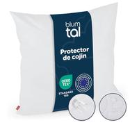 Blumtal Protector Funda Almohada 50x50 cm - Protector Almohada 50x50 cm Impermeable - Oeko-Tex Funda para cojin Impermeable con Cremallera - Funda Protectora para cojin Singular