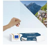 Blumtal - Set de 2 láminas privacidad Ventana con Vidrio Esmerilado para privacidad y protección de Rayos UV, autoadhesiva, fácil de Cortar 30 x 200 cm