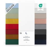 Blumtal Set de 2 Sábana Bajera Ajustable de 90gr y 140x200x30cm, Sábana Bajera de Microfibra Premium con Certificado Oeko-Tex, Blanco