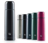 Blumtal Termo Café - Termo de Viaje sin BPA, Vaso Térmico, Taza de acero inoxidable con aislamiento de doble pared, Negro, 350ml