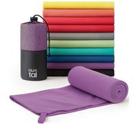 Blumtal Toalla Microfibra 140x70 cm - Toallas Gimnasio de Microfibra de Secado rápido - Toalla Gym - Toallas para Gimnasio - Toalla Microfibra Gimnasio - Toalla Gym - Lila