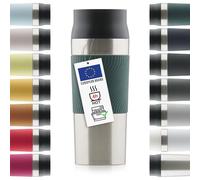 Blumtal Vaso Termo Café para llevar - Termo de café a prueba de fugas, apto para bebidas frías y calientes, con práctico cierre Quick Press, Libre de BPA, Verde Oscuro, 350 ml