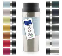 Blumtal Vaso Termo Café para llevar - Termo de café a prueba de fugas, apto para bebidas frías y calientes, con práctico cierre Quick Press, Libre de BPA, Azul Claro, 350 ml