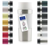 Blumtal Vaso Termo Café para llevar - Termo de café a prueba de fugas, apto para bebidas frías y calientes, con práctico cierre Quick Press, Libre de BPA, Blanco, 350 ml